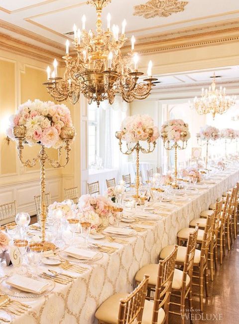 Vintage glam table