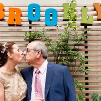 In the courtyard at the Even Hotel in Brooklyn.