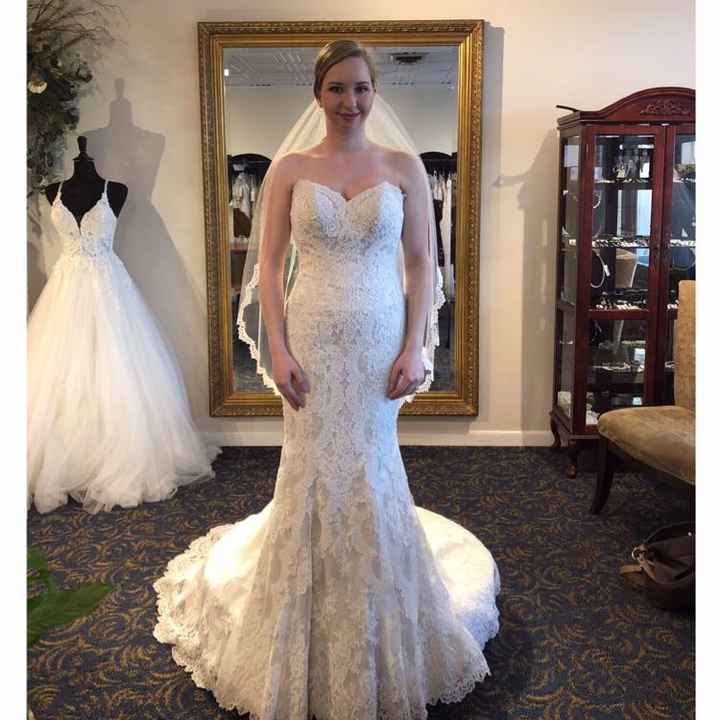 Who else loves lace?  Show off your lace dresses and/or veils! - 1