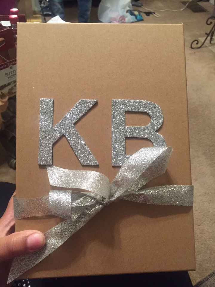 My brides maid boxes all done !!!!