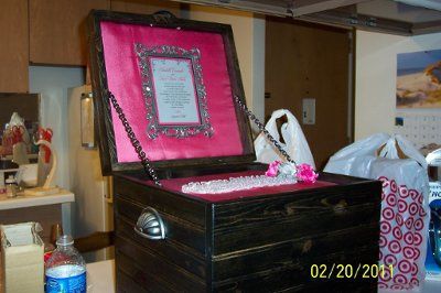 Today was my Bridal Shower. Update Card Box Pics