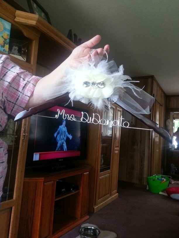 Wedding wire hangers
