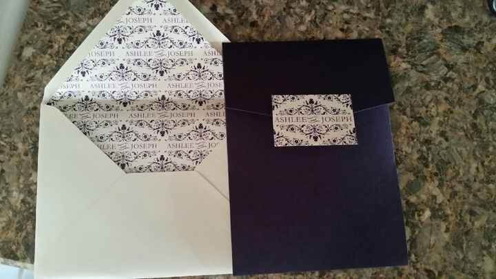 Invitations came in the mail!!