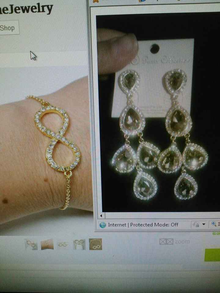 Bridesmaids Bracelet and earrings *UPDATE*