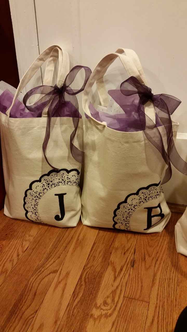 Bridesmaids Gifts Packed!!!!