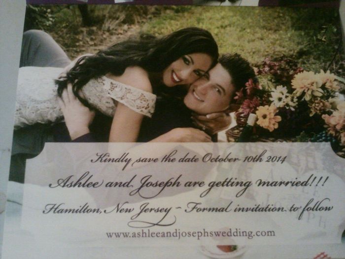 My Save The Date!!!!