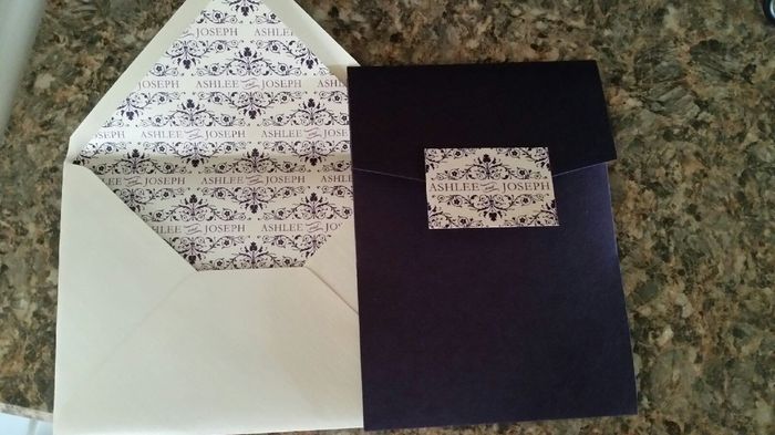 Invitations came in the mail!!