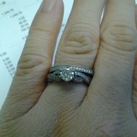 Having second thoughts about my wedding band...(pic)
