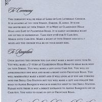 Direction Maps for invitation