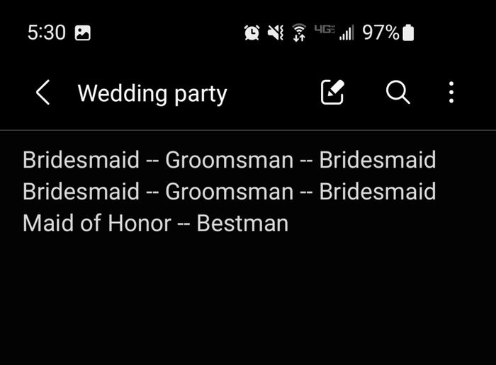 Bridesmaid escorts 2