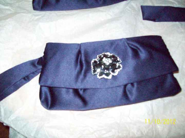 Clutches instead of flowers.... ideas???