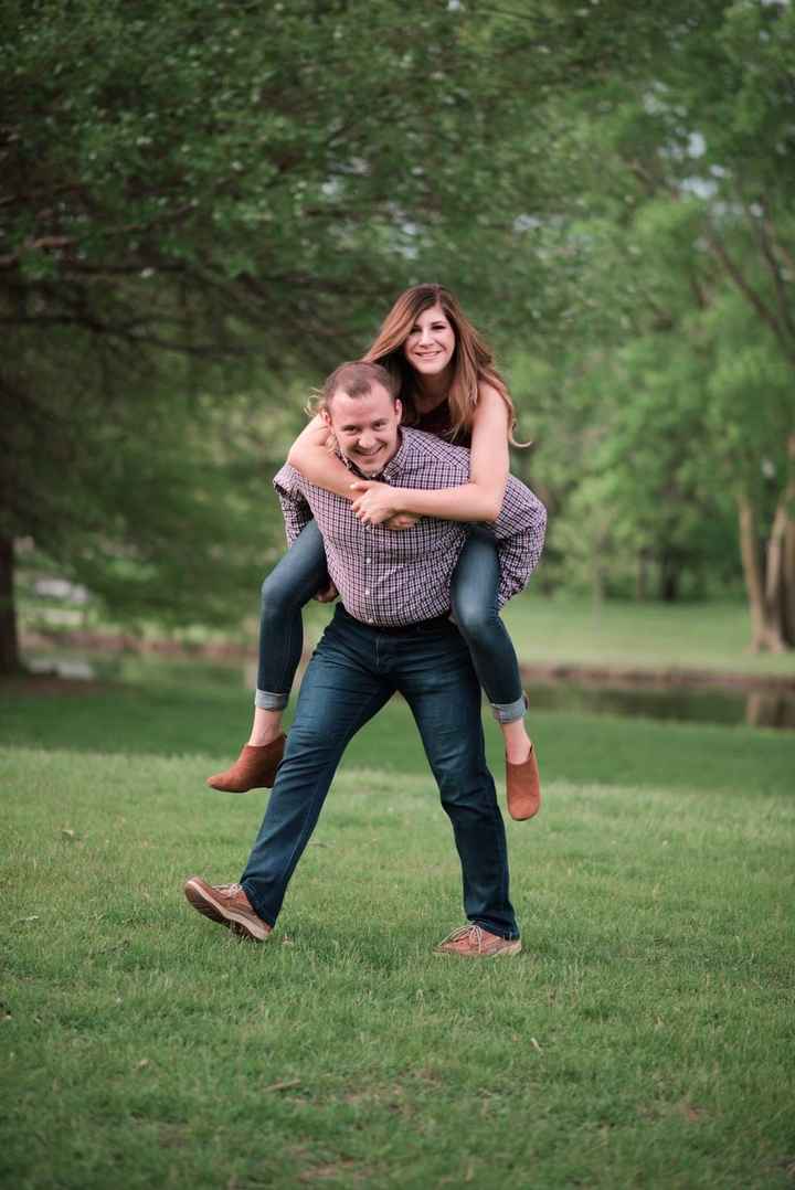 We survived engagement pictures!!