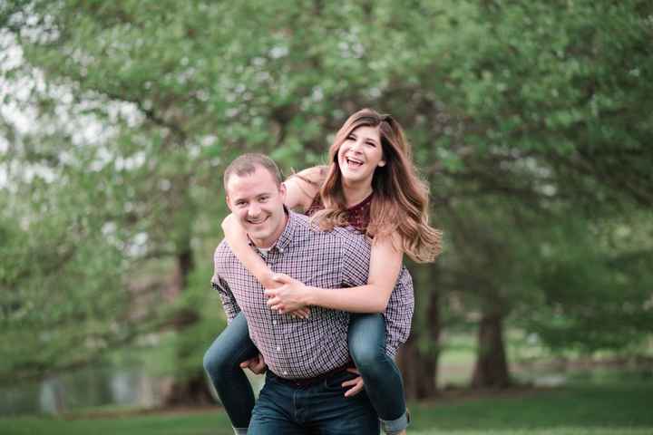 We survived engagement pictures!!