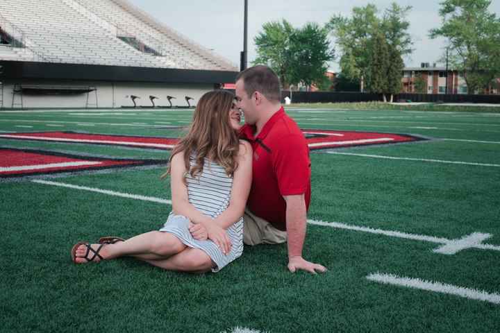 We survived engagement pictures!!