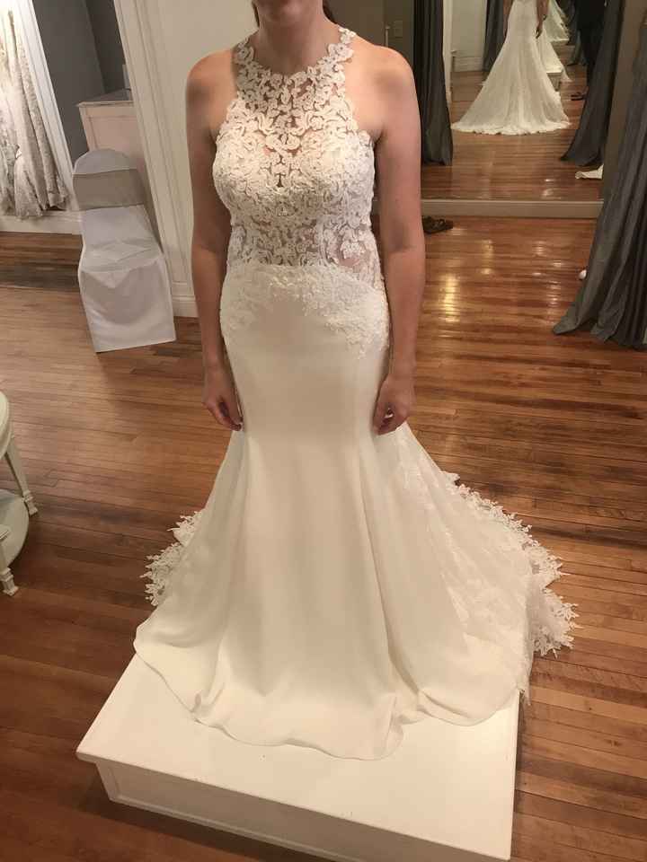 Said yes to the dress!