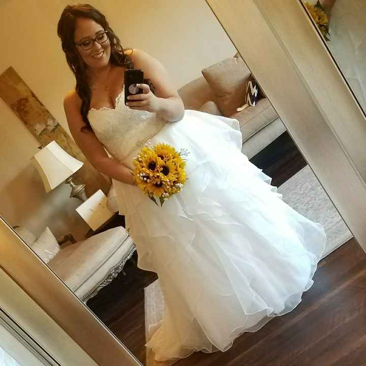 Second guessing wedding dress - 1