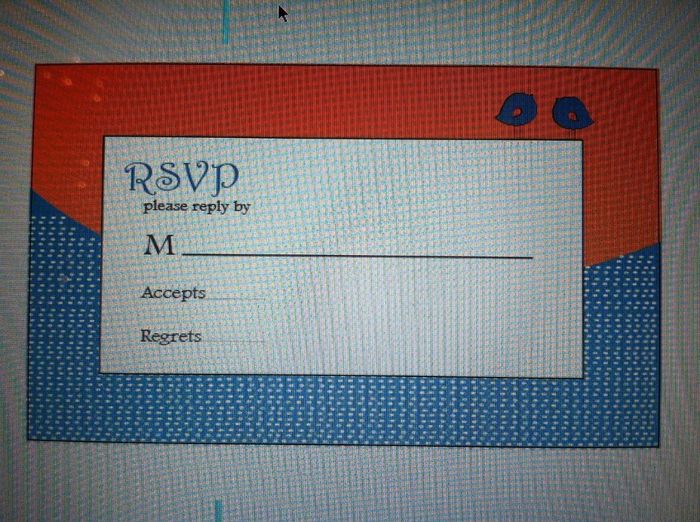 DIY Save the dates and invitations.