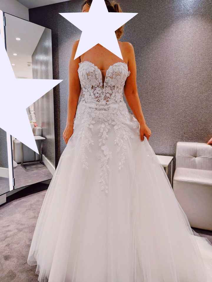 Just said yes to the completely opposite dress that i wanted - 1