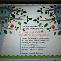 DIY Save the dates and invitations.