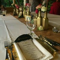 Reuse ceremony chair flowers for reception?