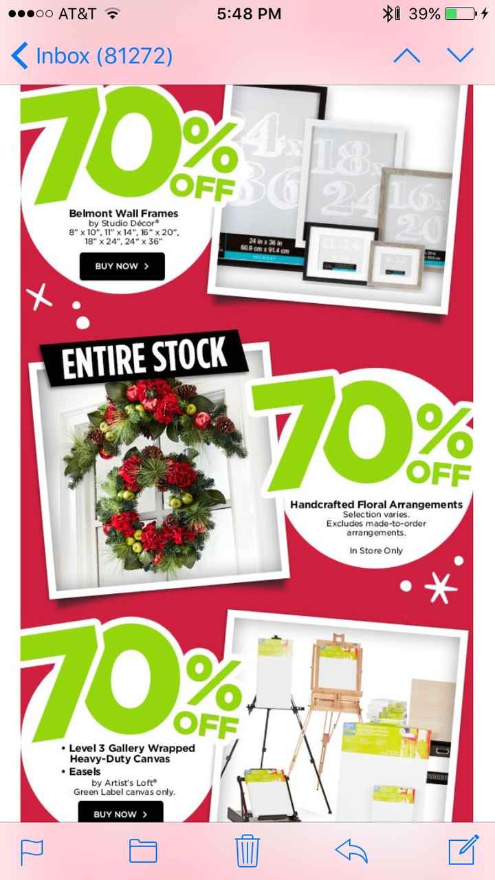 PSA: Michael's sale 7 things 70% off! Only until close today!