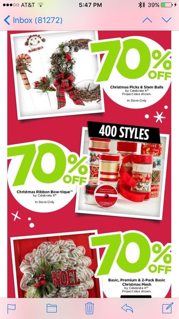 PSA: Michael's sale 7 things 70% off! Only until close today!