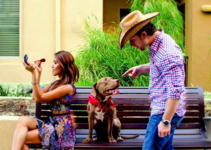 Engagement Pics with Dog!