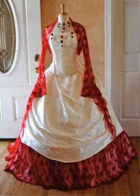 Colored wedding dress?
