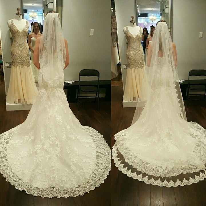 First Fitting! What Length Veil? Belt or No Belt? *UPDATE*