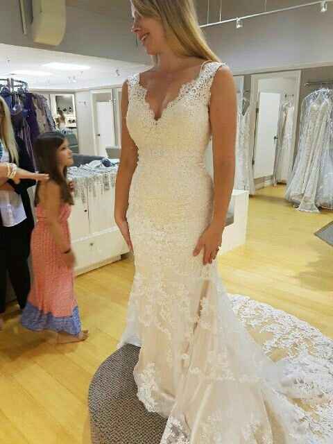 First experience dress shopping
