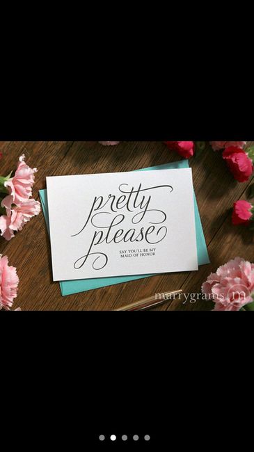 Best way to ask Bridemaids