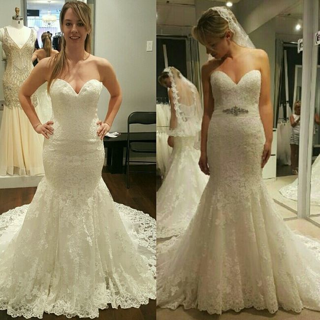 First Fitting! What Length Veil? Belt or No Belt? *UPDATE*