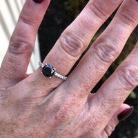 Blue wedding ring - 1