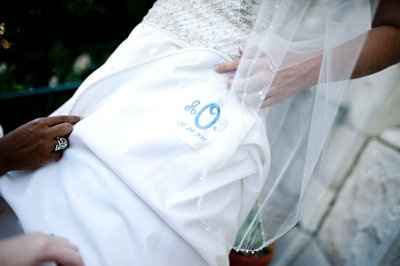 Custom embroidery inside dress - anyone else doing this?