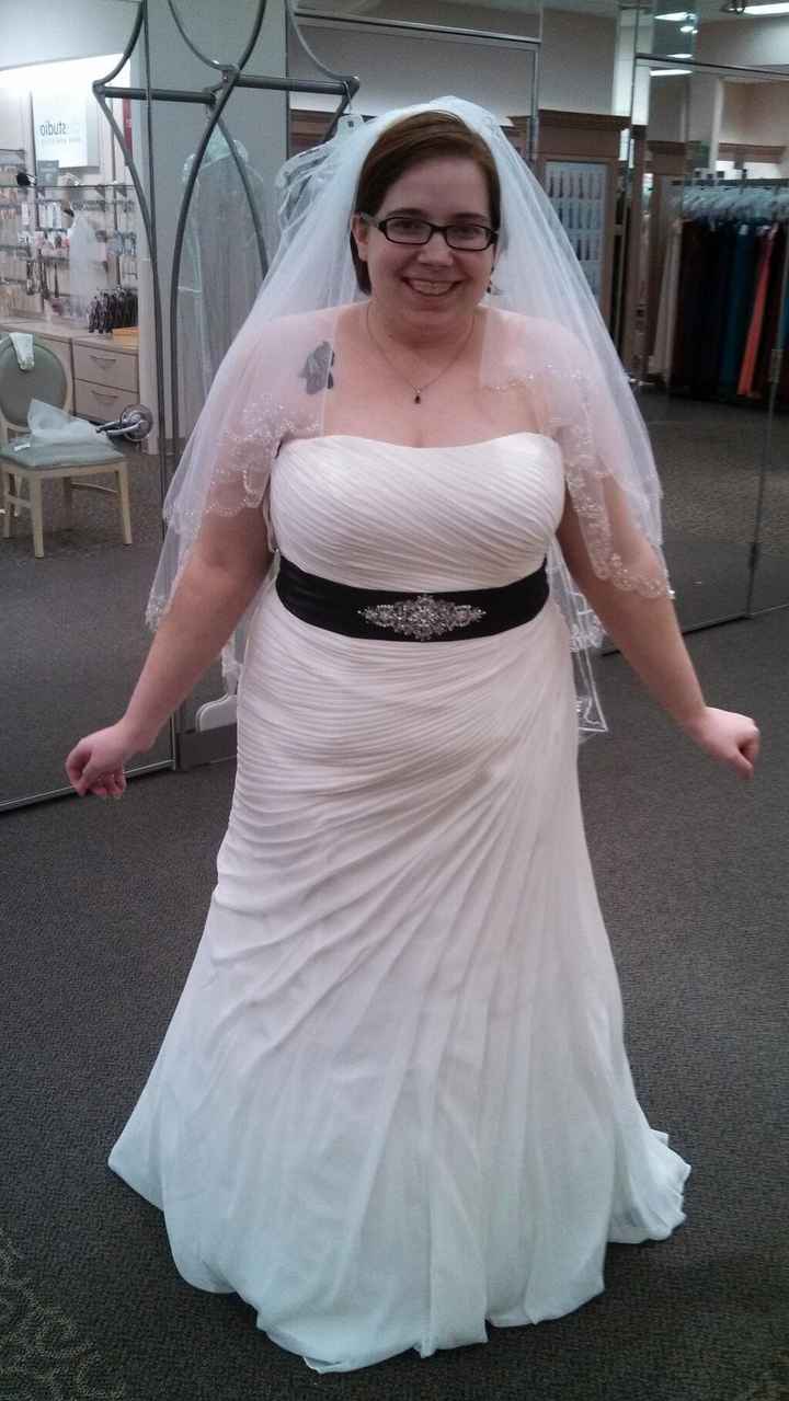 I rang the Bell and Said yes to the dress!! Lets see some of your dresses!!