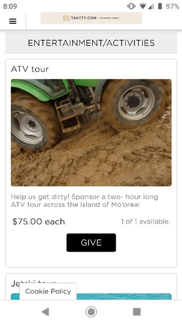 Honeymoon Fund 7