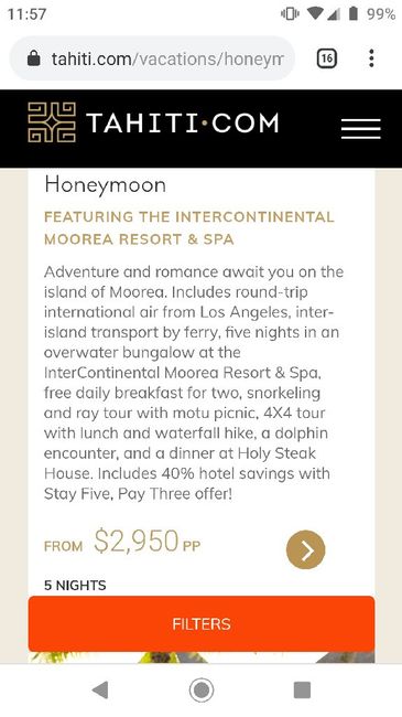 Honeymoon ideas! 1
