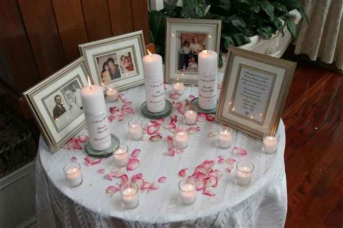 Memorial table at the wedding - 4