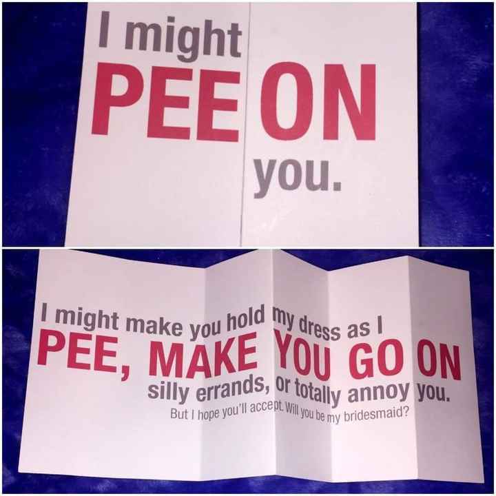 Bridal Party Proposals!