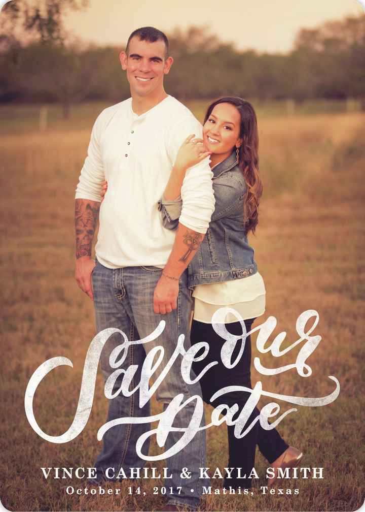 Save The Date- Ill show you mine if you show me yours!