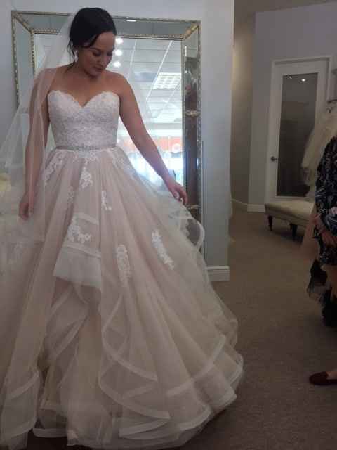 Pink/blush wedding dresses!