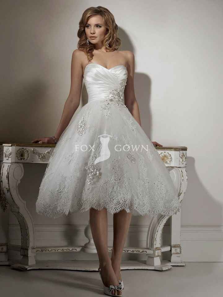 Tealength wedding dresses?  Opinions?