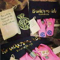 Bridesmaid gifts