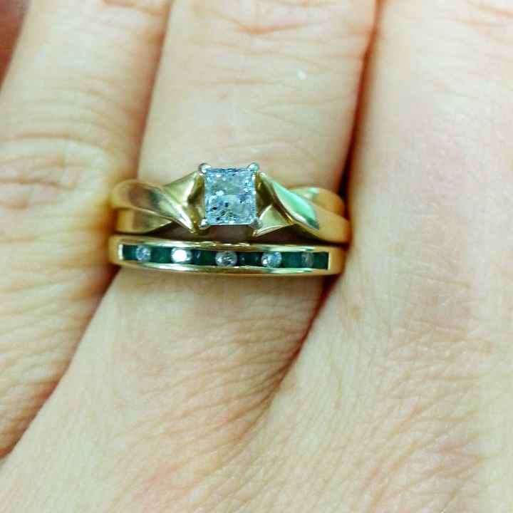 Wedding band for unusually-shaped engagement ring?