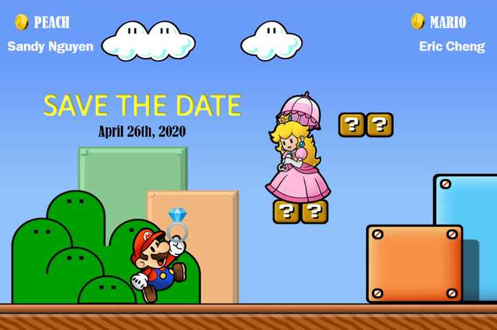 Save the Date Nintendo