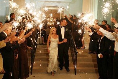 Leaving the Reception...