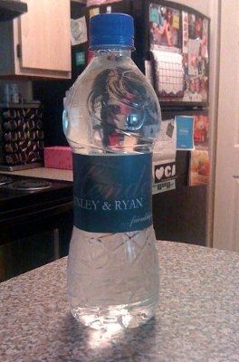 For those handing out water bottles