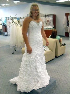 The dress you thought you had to have. And the dress you are wearing/wore on your wedding day