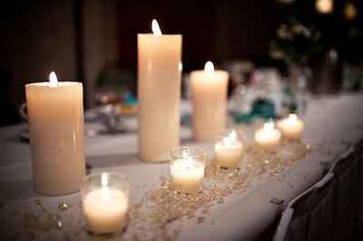 Candles Make great Centerpieces
