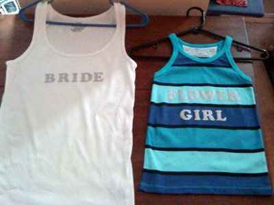 my DIY bridal party tank tops